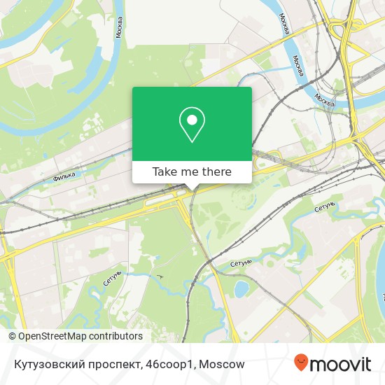 Кутузовский проспект, 46соор1 map