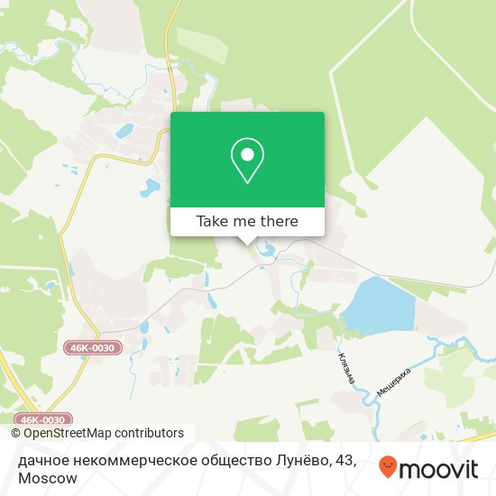 дачное некоммерческое общество Лунёво, 43 map