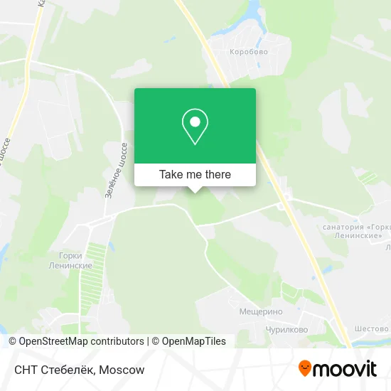 СНТ Стебелёк map