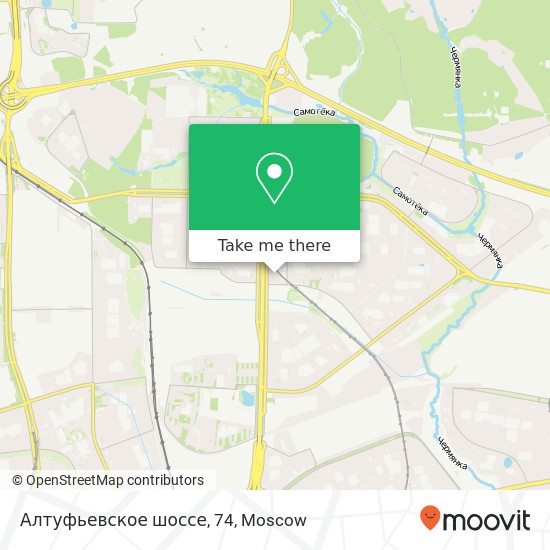 Алтуфьевское шоссе, 74 map