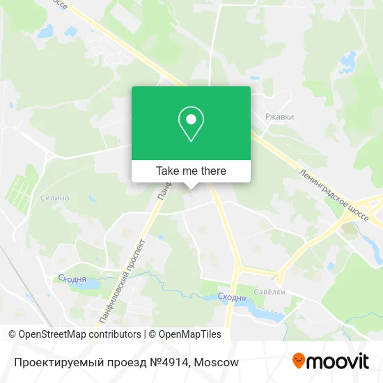 Проектируемый проезд №4914 map