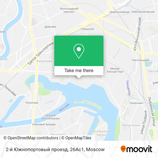 2-й Южнопортовый проезд, 26Ас1 map