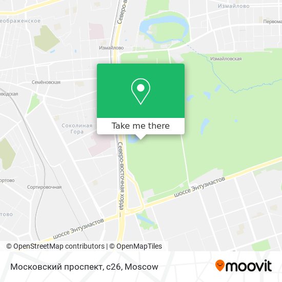 Московский проспект, с26 map