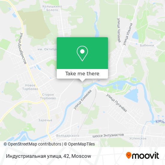 Индустриальная улица, 42 map