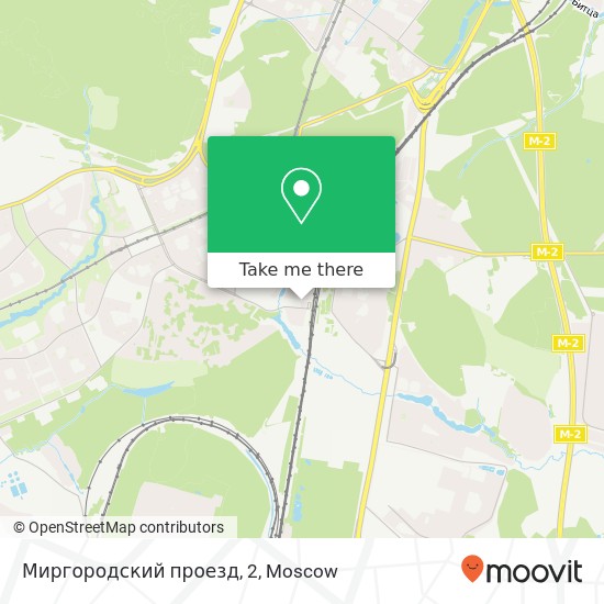 Миргородский проезд, 2 map