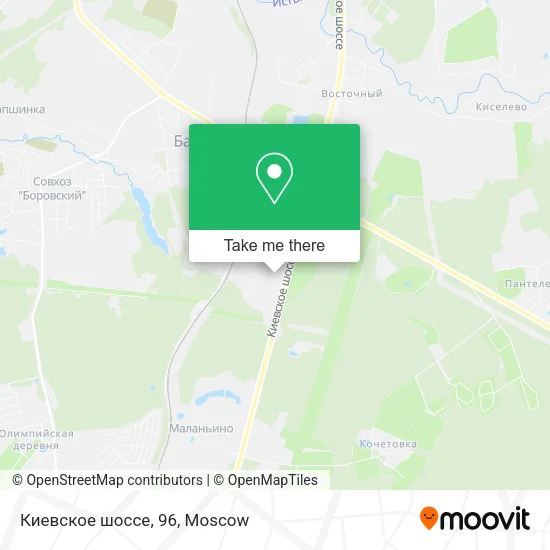 Киевское шоссе, 96 map