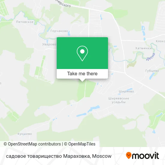 садовое товарищество Мараховка map