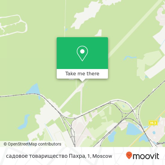 садовое товарищество Пахра, 1 map