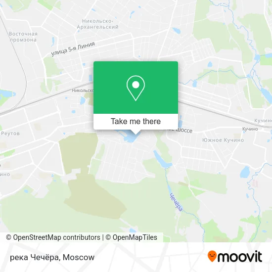 река Чечёра map