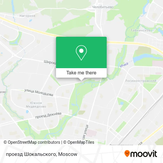 проезд Шокальского map