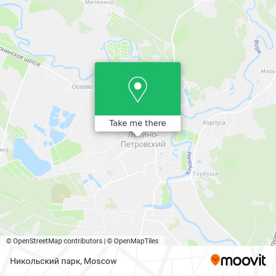 Никольский парк map