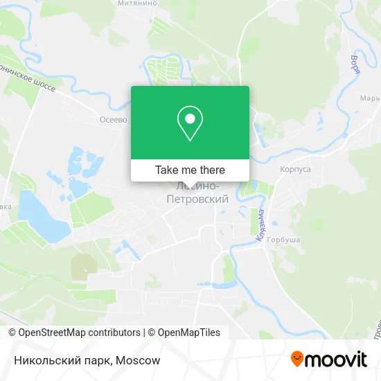 Никольский парк map