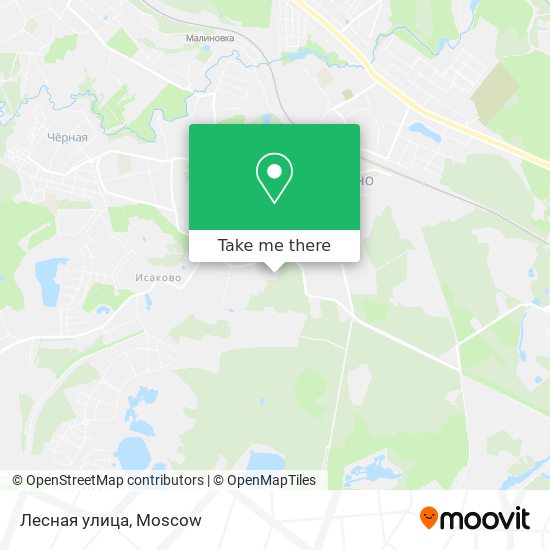 Лесная улица map