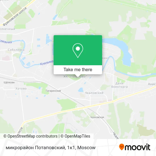 микрорайон Потаповский, 1к1 map