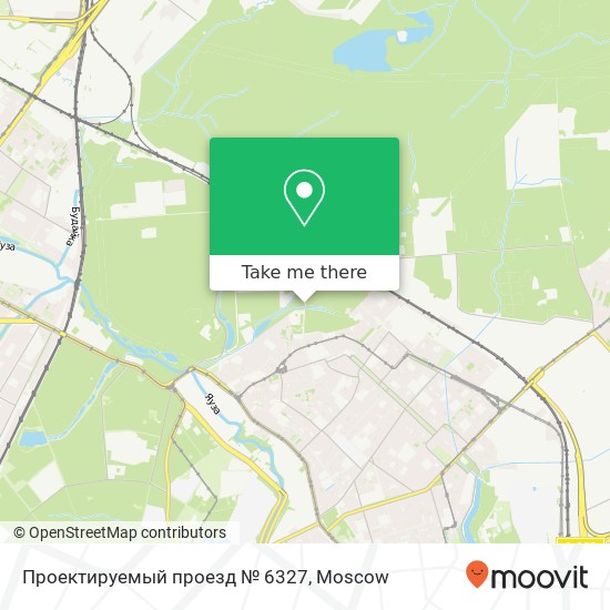 Проектируемый проезд № 6327 map