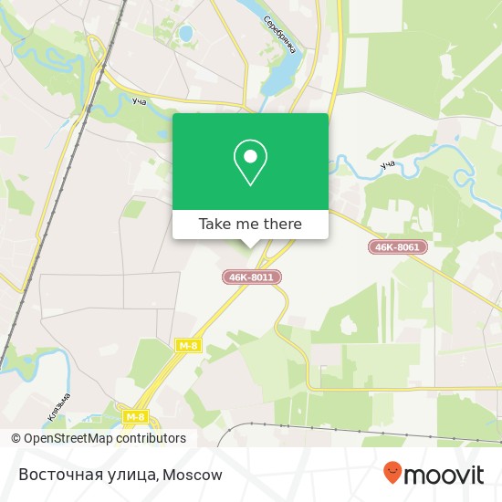 Восточная улица map