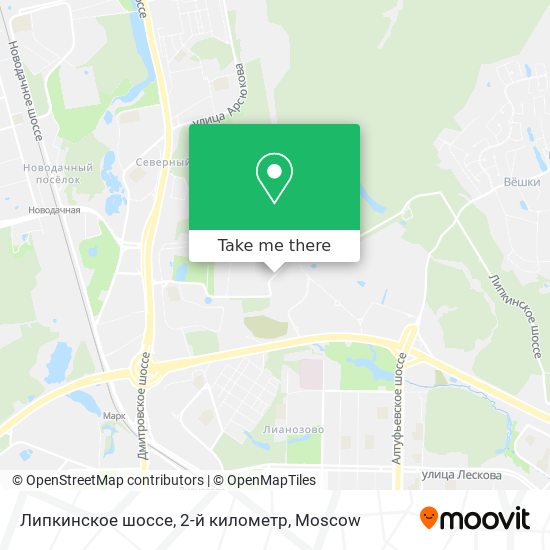 Липкинское шоссе, 2-й километр map