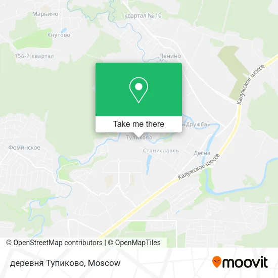 деревня Тупиково map