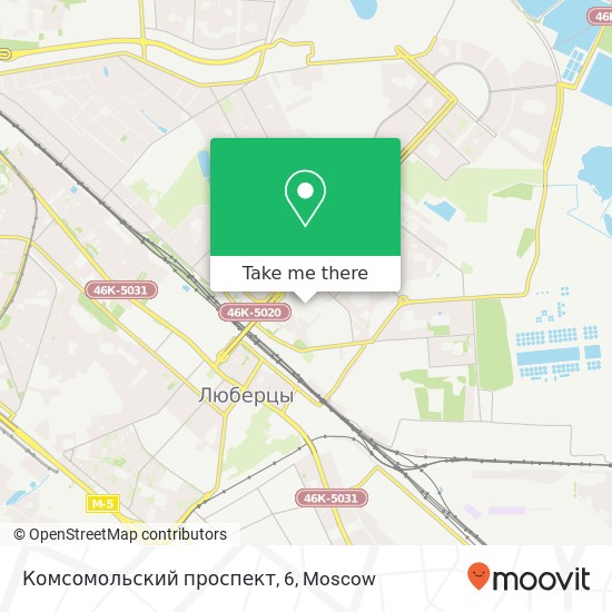 Комсомольский проспект, 6 map