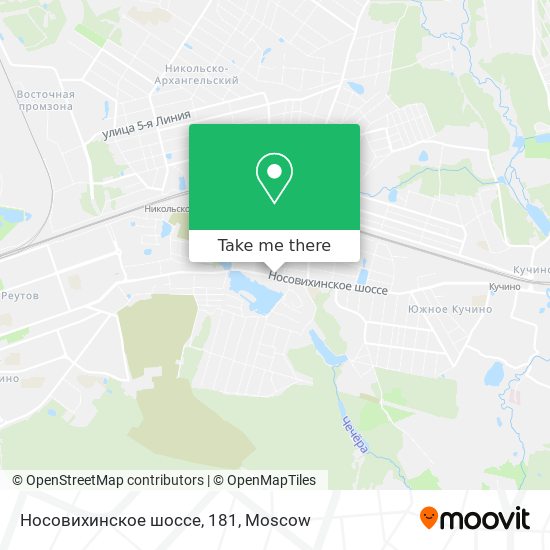 Носовихинское шоссе, 181 map