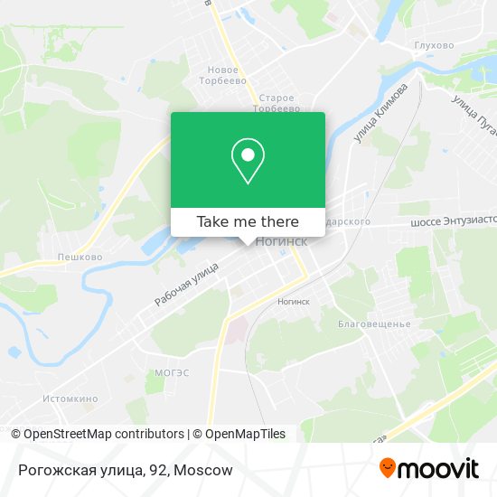 Рогожская улица, 92 map