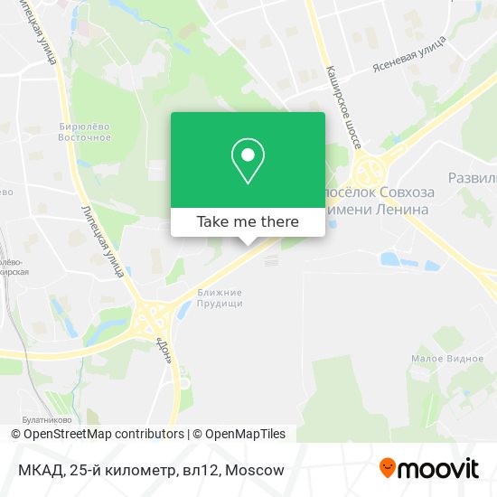 МКАД, 25-й километр, вл12 map