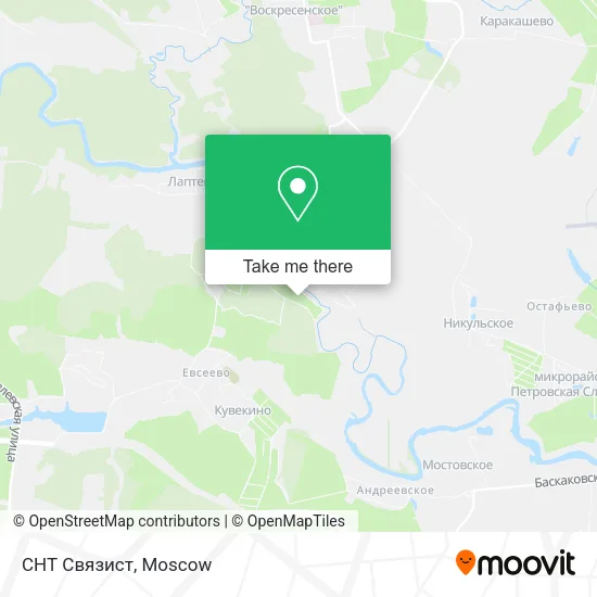 СНТ Связист map
