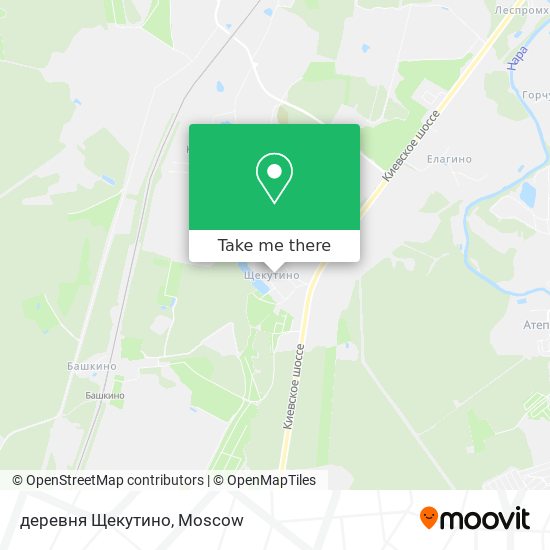 деревня Щекутино map