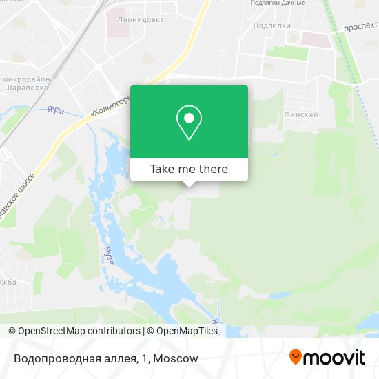 Водопроводная аллея, 1 map