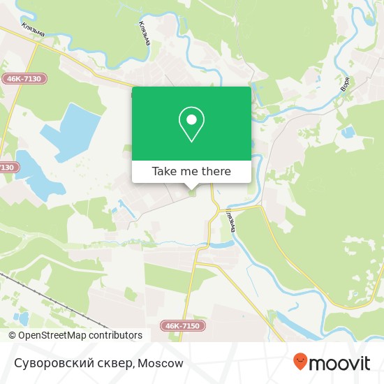 Суворовский сквер map