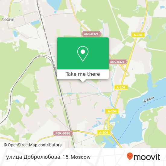 улица Добролюбова, 15 map
