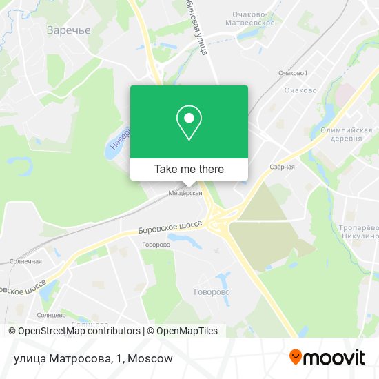 улица Матросова, 1 map