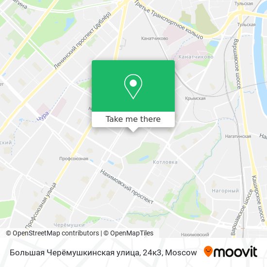 Большая Черёмушкинская улица, 24к3 map
