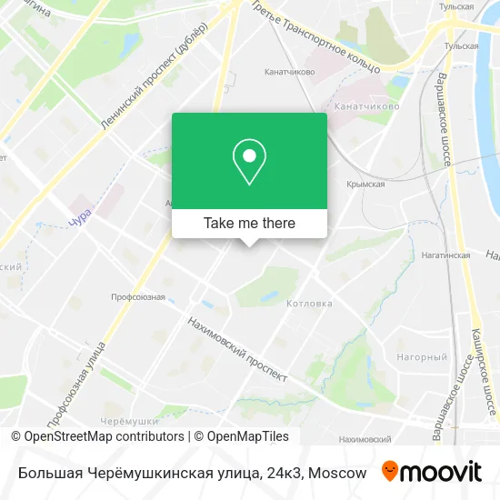Большая Черёмушкинская улица, 24к3 map