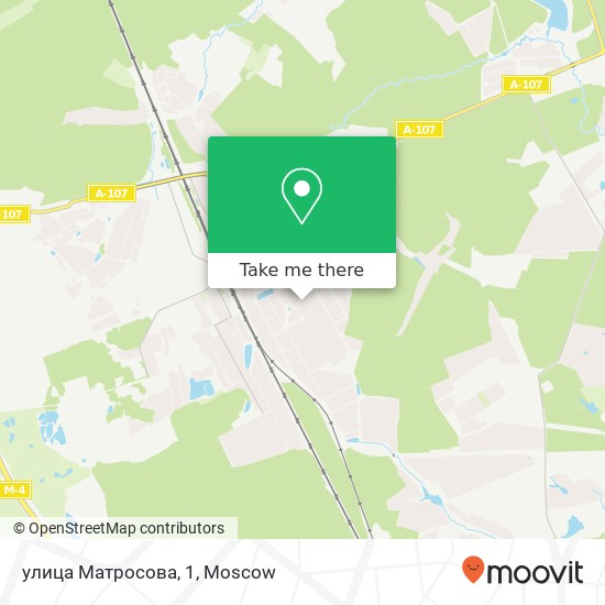 улица Матросова, 1 map