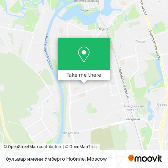 бульвар имени Умберто Нобиле map