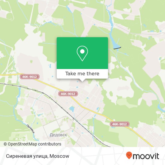 Сиреневая улица map