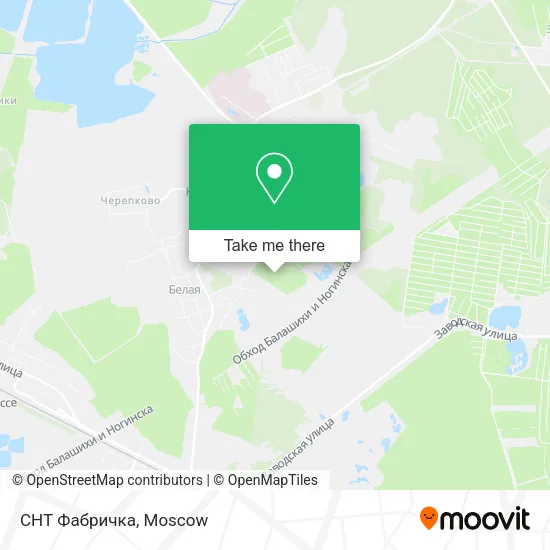 СНТ Фабричка map