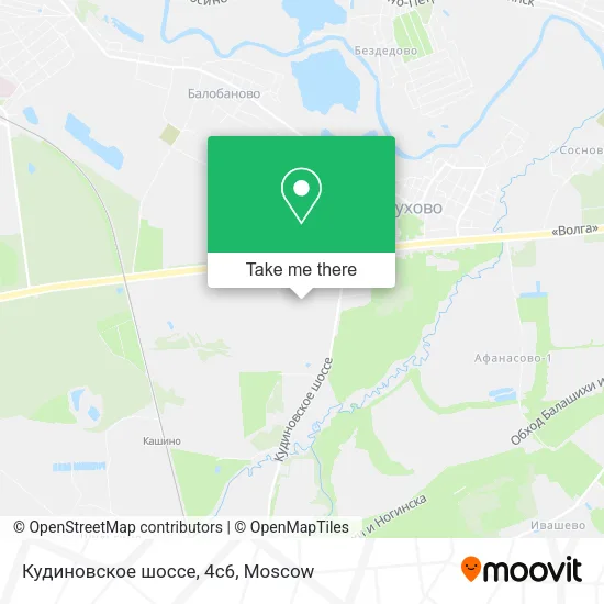 Кудиновское шоссе, 4с6 map
