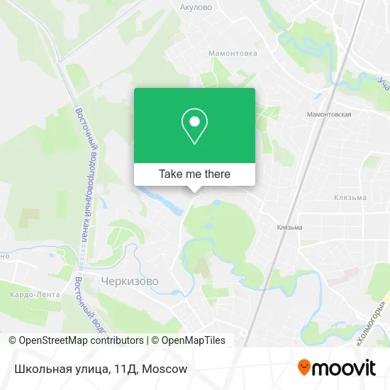 Школьная улица, 11Д map