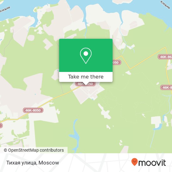 Тихая улица map