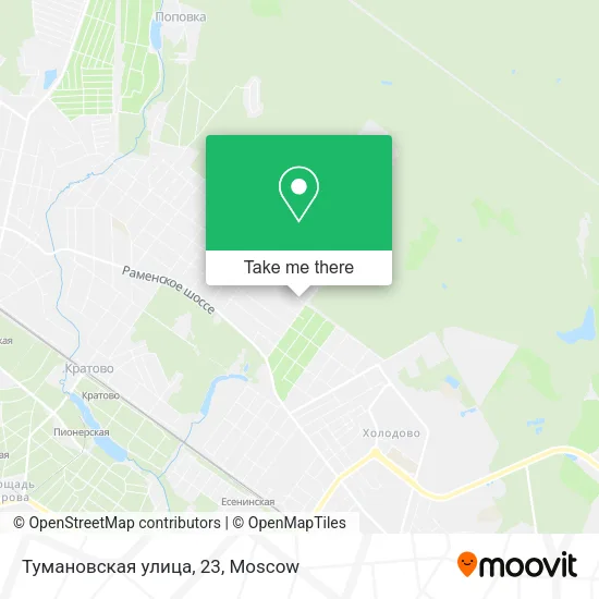 Тумановская улица, 23 map
