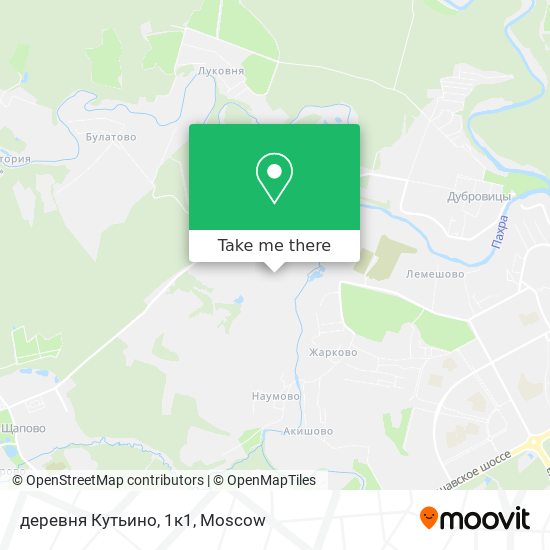 деревня Кутьино, 1к1 map