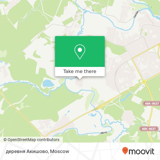 деревня Акишово map