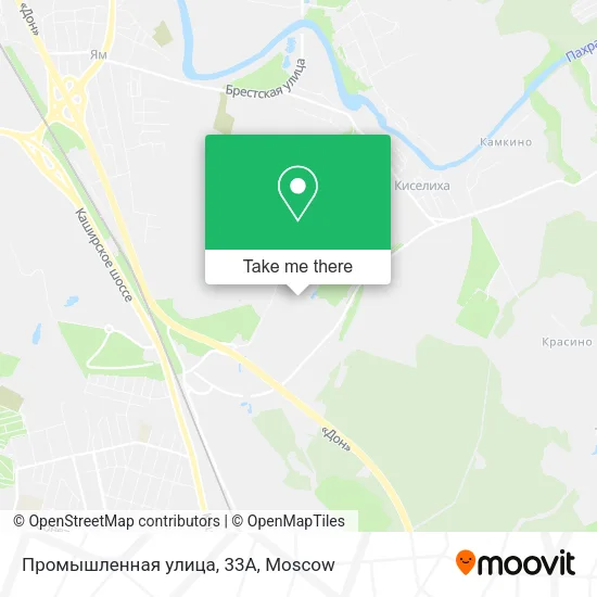 Промышленная улица, 33А map