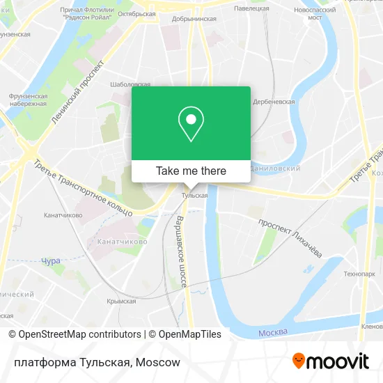 платформа Тульская map
