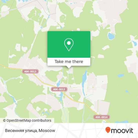 Весенняя улица map