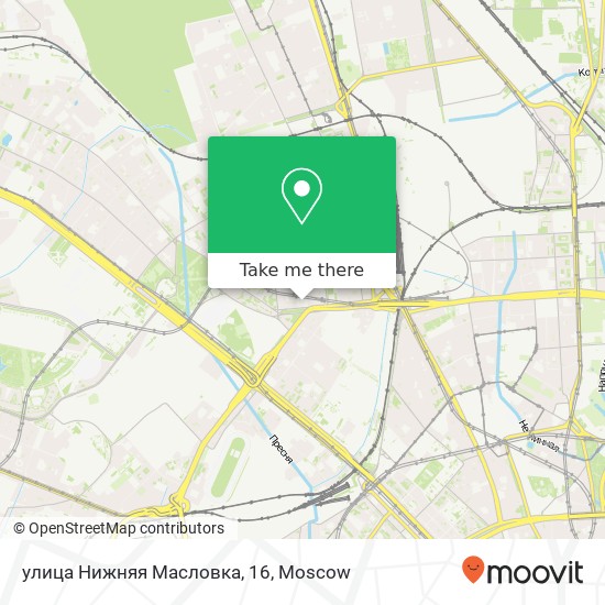 улица Нижняя Масловка, 16 map