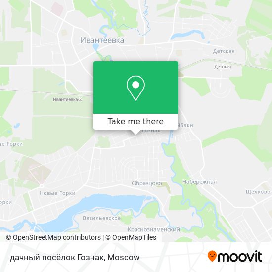 дачный посёлок Гознак map