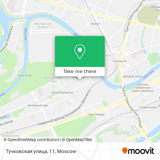 Тучковская улица, 11 map